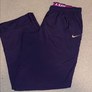 Purple Nike Wind Pants